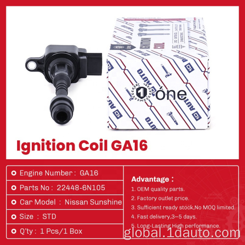 NISSAN Sunshine Ignition Coil GA16 22448-6N015 Original Ignition Coil for NISSAN GA16 22448-6N015 Supplier